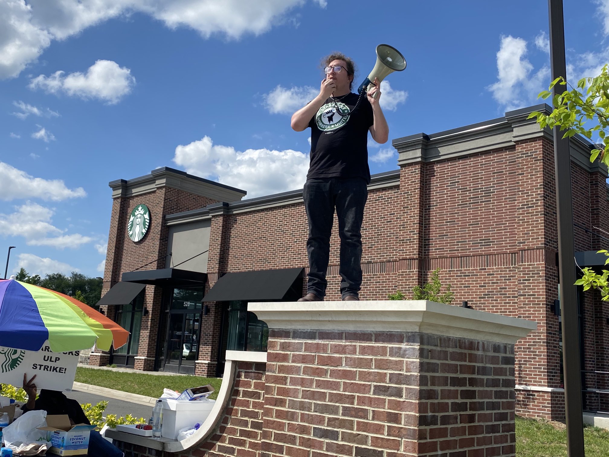 Interview with Striking Starbucks Workers in Leesburg, Virginia